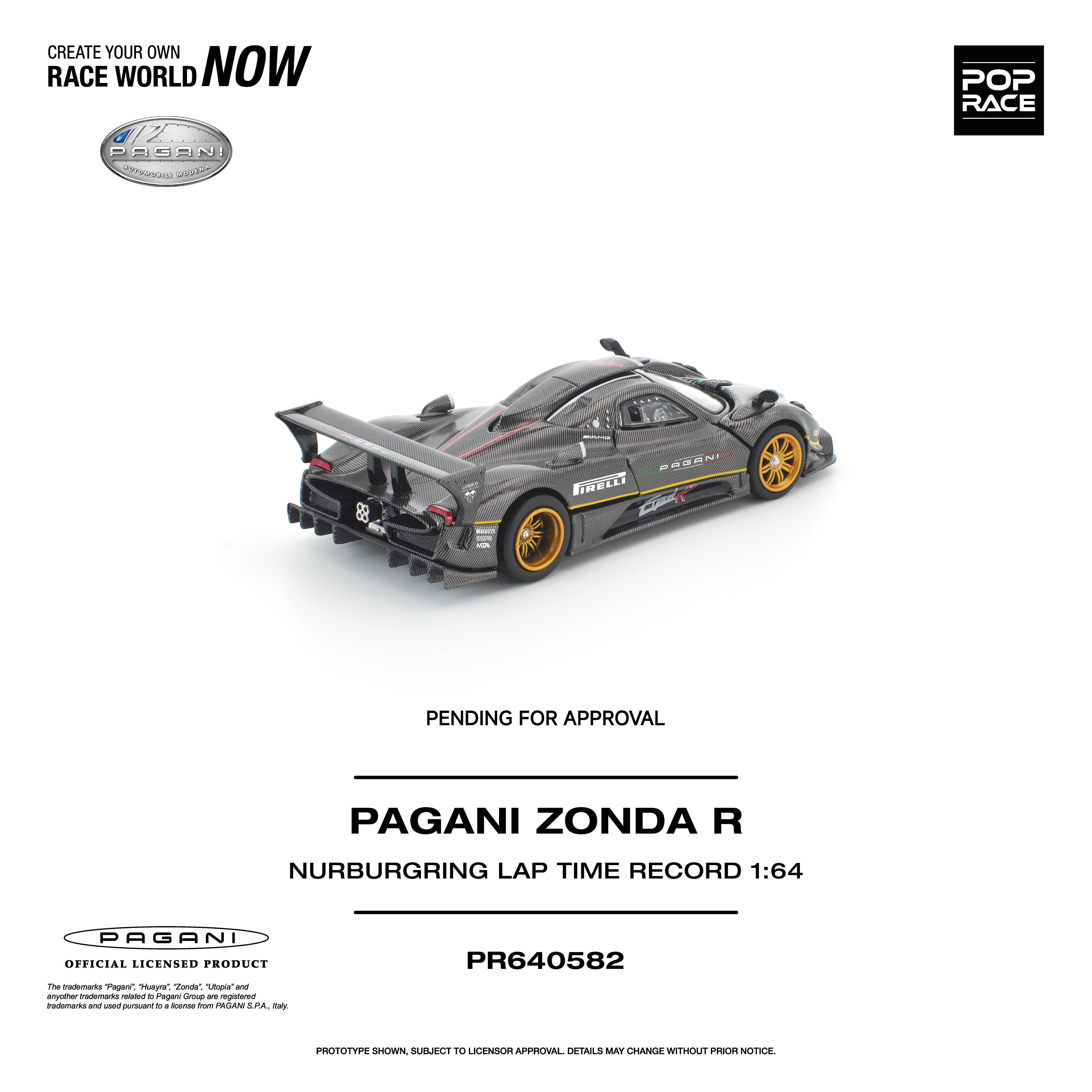 *PRE-ORDER* Pagani Zonda R Nurburgring LAP Time Record, 1:64 Scale