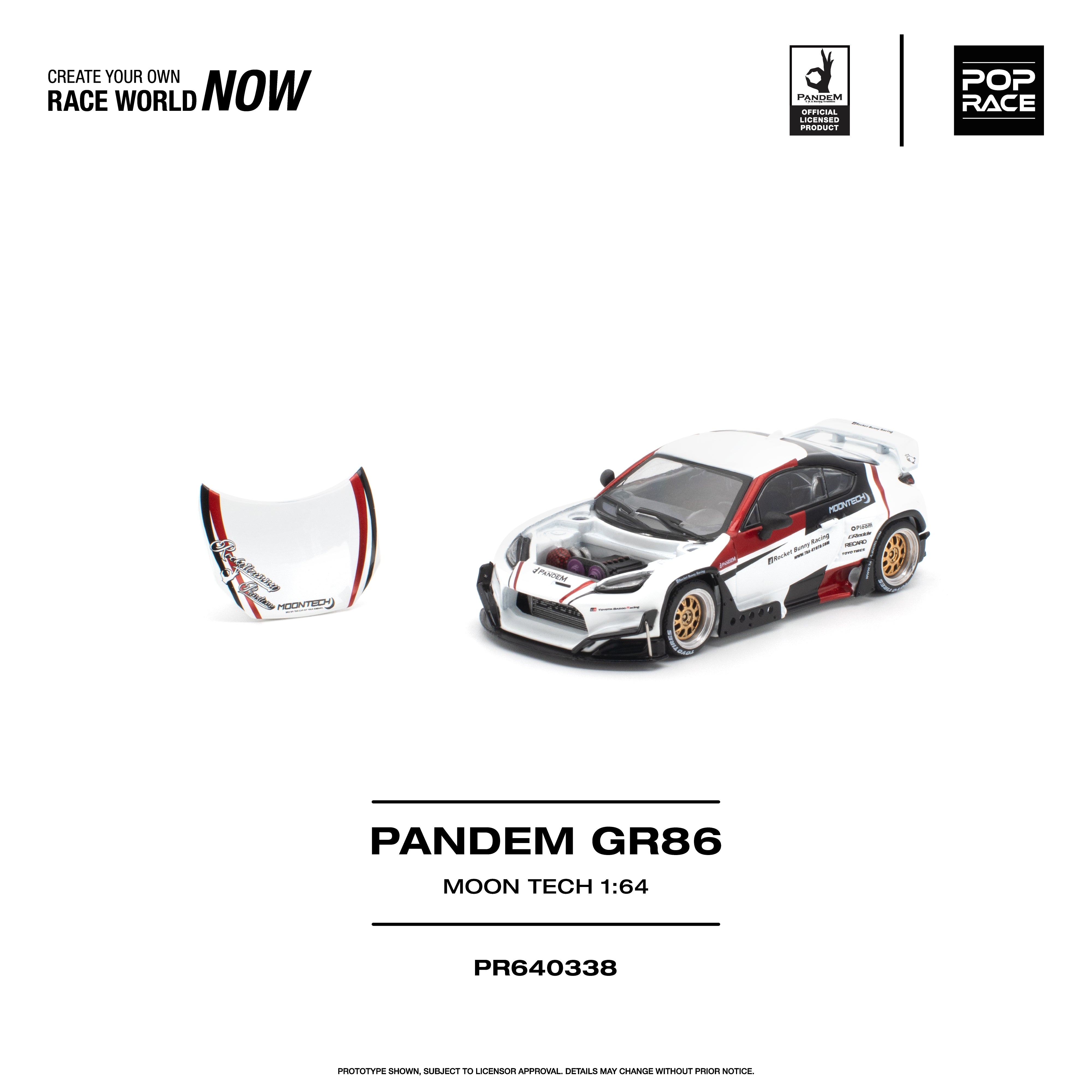 *PRE-ORDER* PANDEM GR 86 MOONTECH, 1:64 Scale