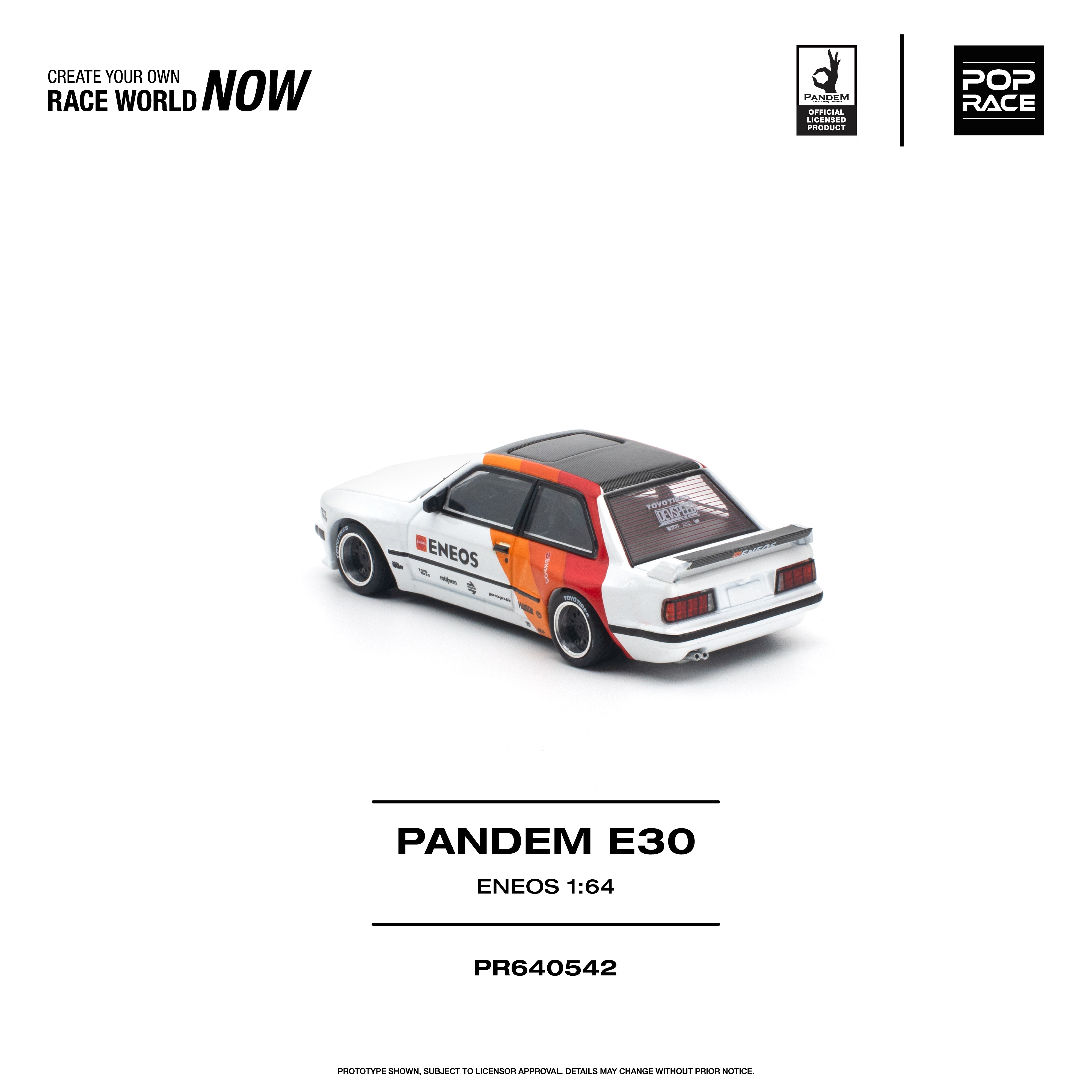*PRE-ORDER* PANDEM E30 ENEOS, 1:64 Scale