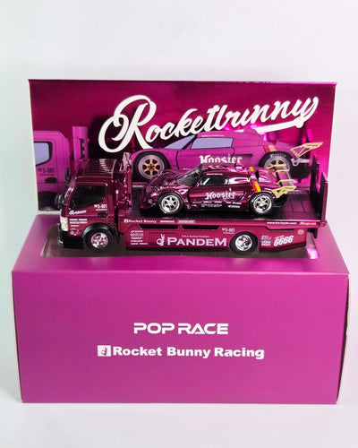 *HEC 2026* Pandem Lotus Elise Pandem Fuso-300 Rocket Bunny Racing, 1:64 Scale (Purple Chrome)