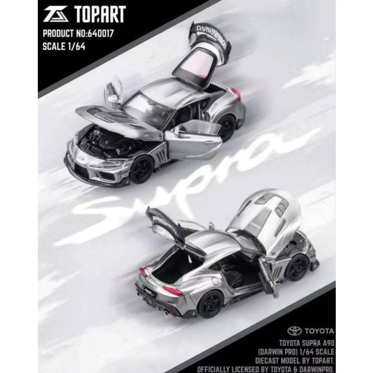 *APAXPO 2026* DarwinPro 66G WBK Supra A90 Liquid Silver (Limited to 1000units), 1:64 Scale