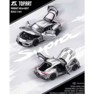 *APAXPO 2026* DarwinPro 66G WBK Supra A90 Liquid Silver (Limited to 1000units), 1:64 Scale