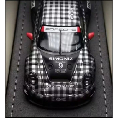 *APAXPO 2026* Porsche 911 GT3 R Black & White Checkered livery (Limited to 499units), 1:64 Scale