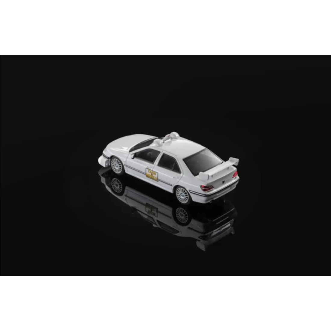 *APAXPO 2026* Peugeot 406 Taxi White Taxi Livery (Limited to 1288units), 1:64 Scale