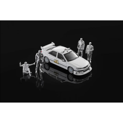 *APAXPO 2026* Peugeot 406 Taxi White Taxi Livery (Limited to 1288units), 1:64 Scale