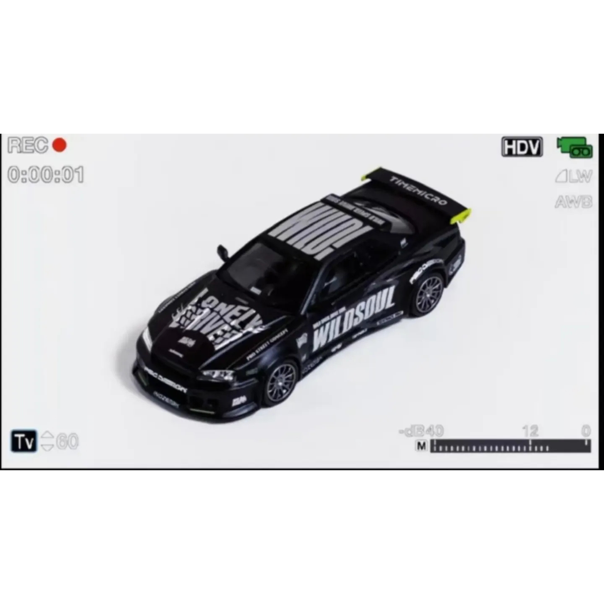 *APAXPO 2026* Skyline R34 "Smilodon" Heat Black Matte Wild Soul livery, 1:64 Scale