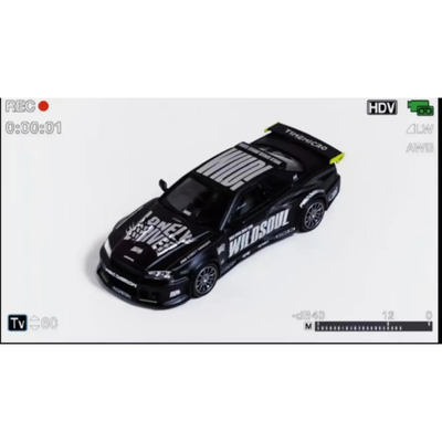 *APAXPO 2026* Skyline R34 "Smilodon" Heat Black Matte Wild Soul livery, 1:64 Scale