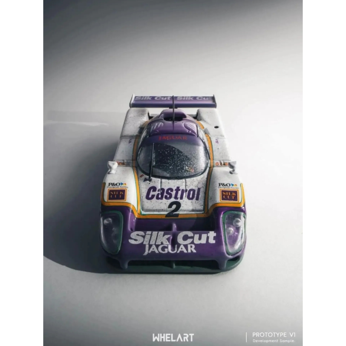 *APAXPO 2026* Jaguar XJR-9 "Wet Version" No.2 Silk Cut Castrol Livery (Limited to 999units), 1:64 Scale