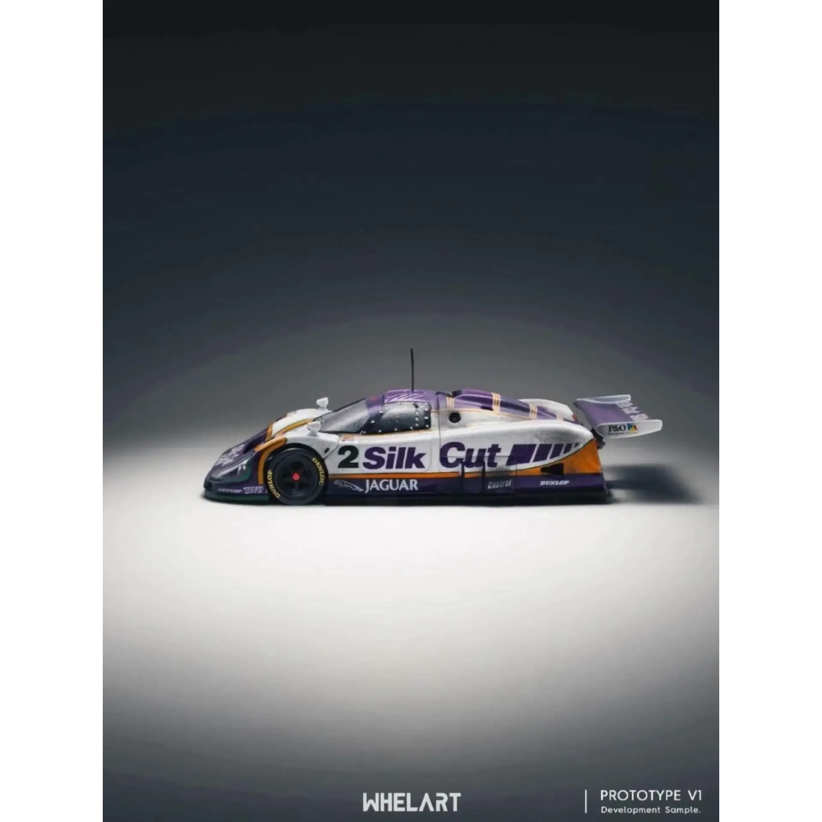 *APAXPO 2026* Jaguar XJR-9 "Wet Version" No.2 Silk Cut Castrol Livery (Limited to 999units), 1:64 Scale