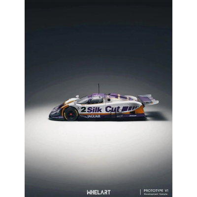 *APAXPO 2026* Jaguar XJR-9 "Wet Version" No.2 Silk Cut Castrol Livery (Limited to 999units), 1:64 Scale