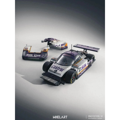 *APAXPO 2026* Jaguar XJR-9 "Wet Version" No.2 Silk Cut Castrol Livery (Limited to 999units), 1:64 Scale