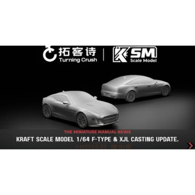 *APAXPO 2026* Jaguar F-Type Hardtop 3.0 SC/5.0 SC R and Jaguar XJL, 1:64 Scale