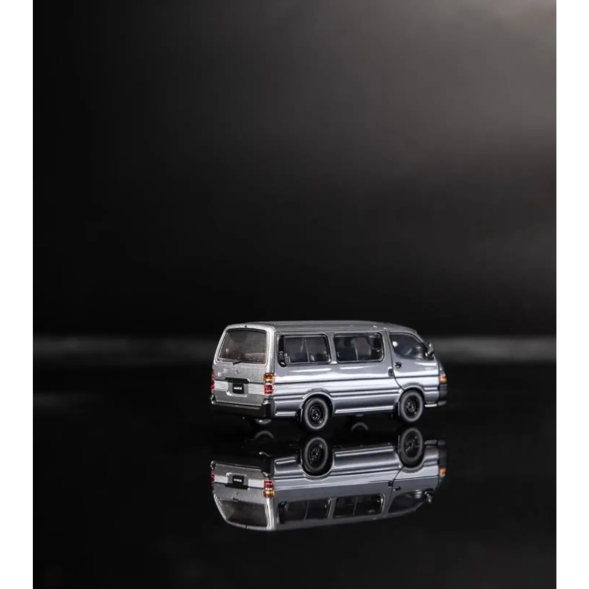 *APAXPO 2026* Toyota Hiace H100 Grey with White details, 1:64 Scale