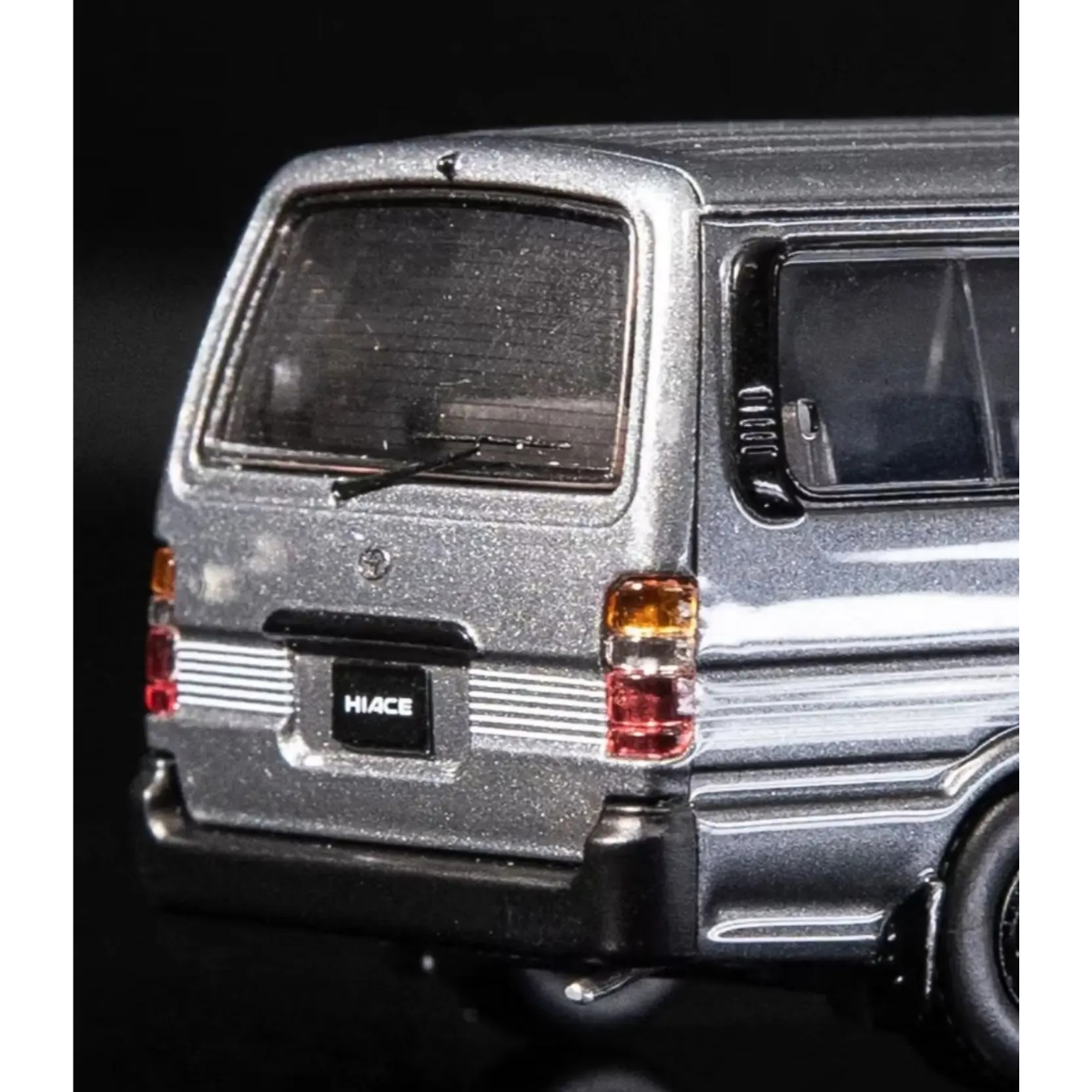 *APAXPO 2026* Toyota Hiace H100 Grey with White details, 1:64 Scale