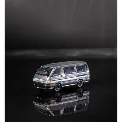 *APAXPO 2026* Toyota Hiace H100 Grey with White details, 1:64 Scale