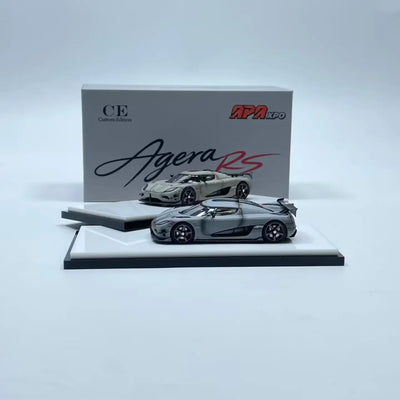 *APAXPO 2026* Koenigsegg Agera RS Combat Grey, Battle Worn Grey (Chance of Chase) Limited to 888units, 1:64 Scale