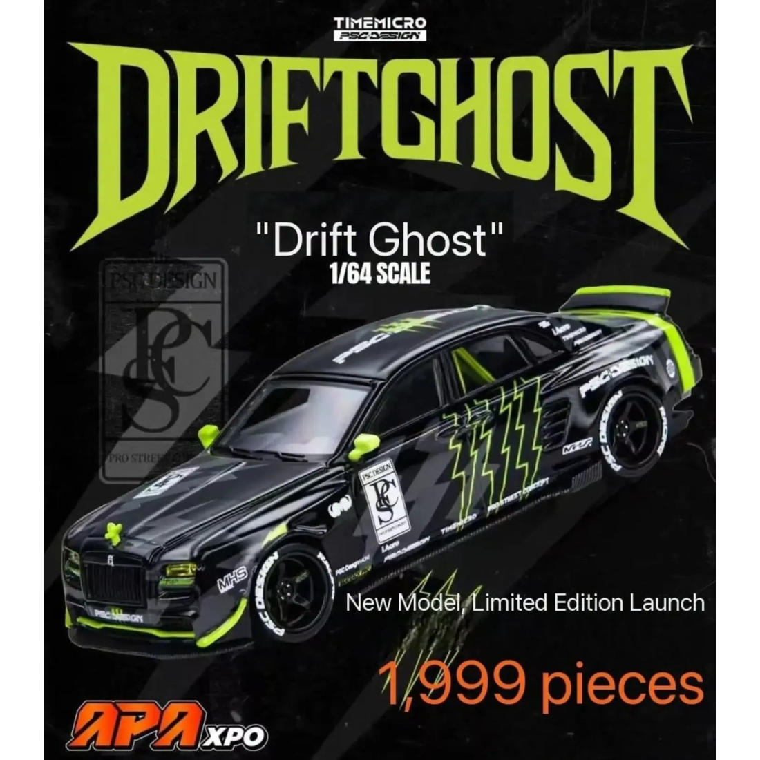 *APAXPO 2026* Rolls-Royce Drift Ghost PSC Design Drift Ghost Livery, 1:64 Scale