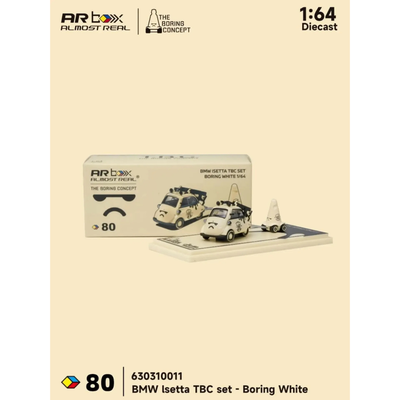 *APAXPO 2026* BMW Isetta TBC Set Boring White (Limited to 3000units) Chance of Chase or Super Chase, 1:64 Scale