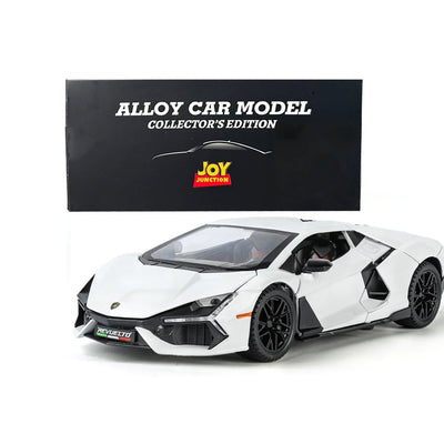 Lamborghini Daniel Street - Light, Sound with Openable Doors, 1:24 Scale (White)