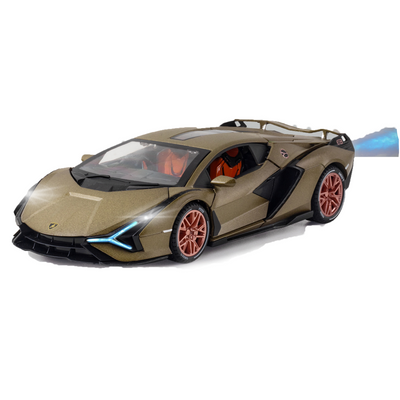 Lamborghini Lightning - Light, Sound with Openable Doors, 1:24 Scale (Brown)