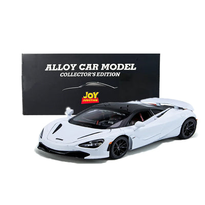McLaren 720S - Light, Sound with Openable Doors, 1:24 Scale (White)