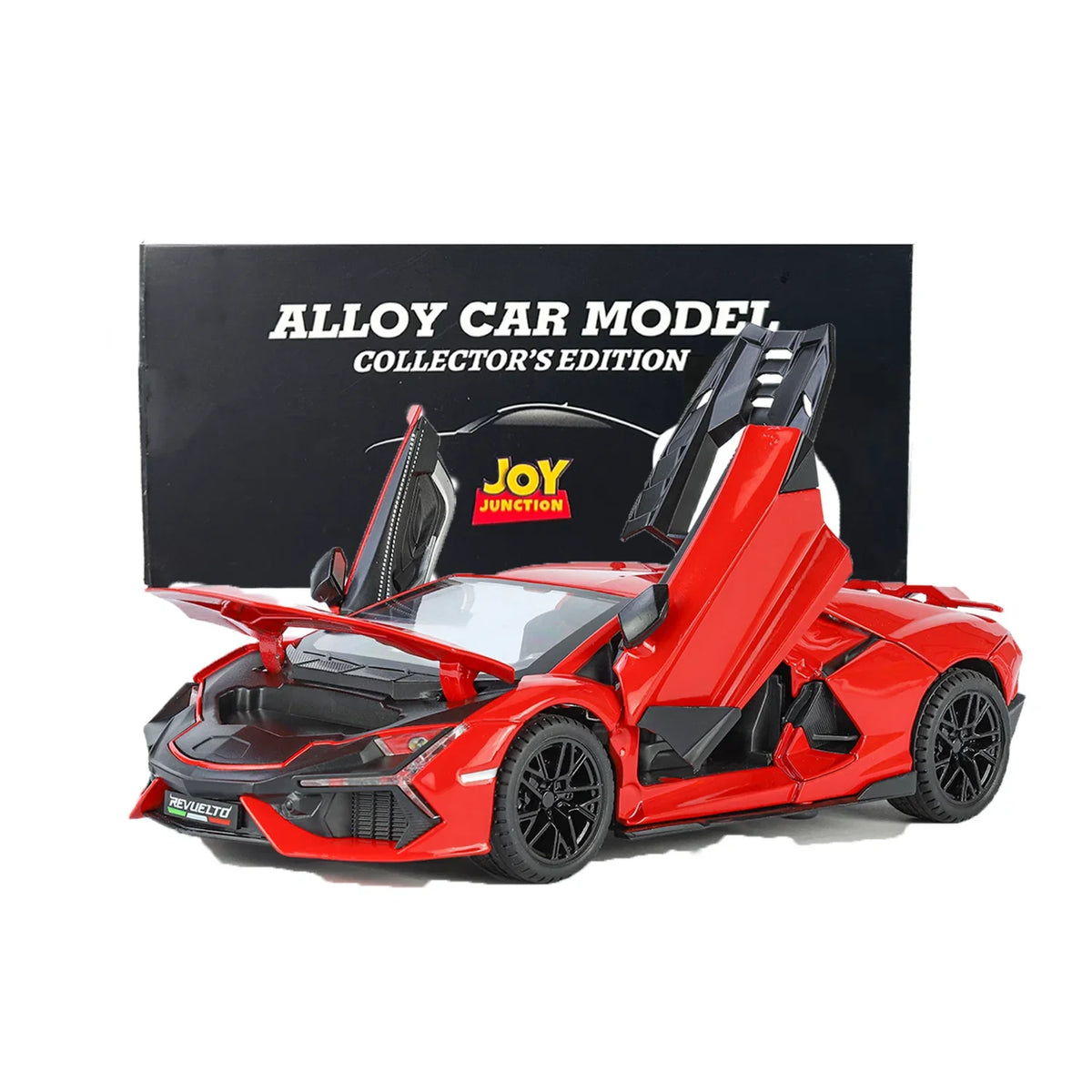 Lamborghini Daniel Street - Light, Sound with Openable Doors, 1:24 Scale (Red)