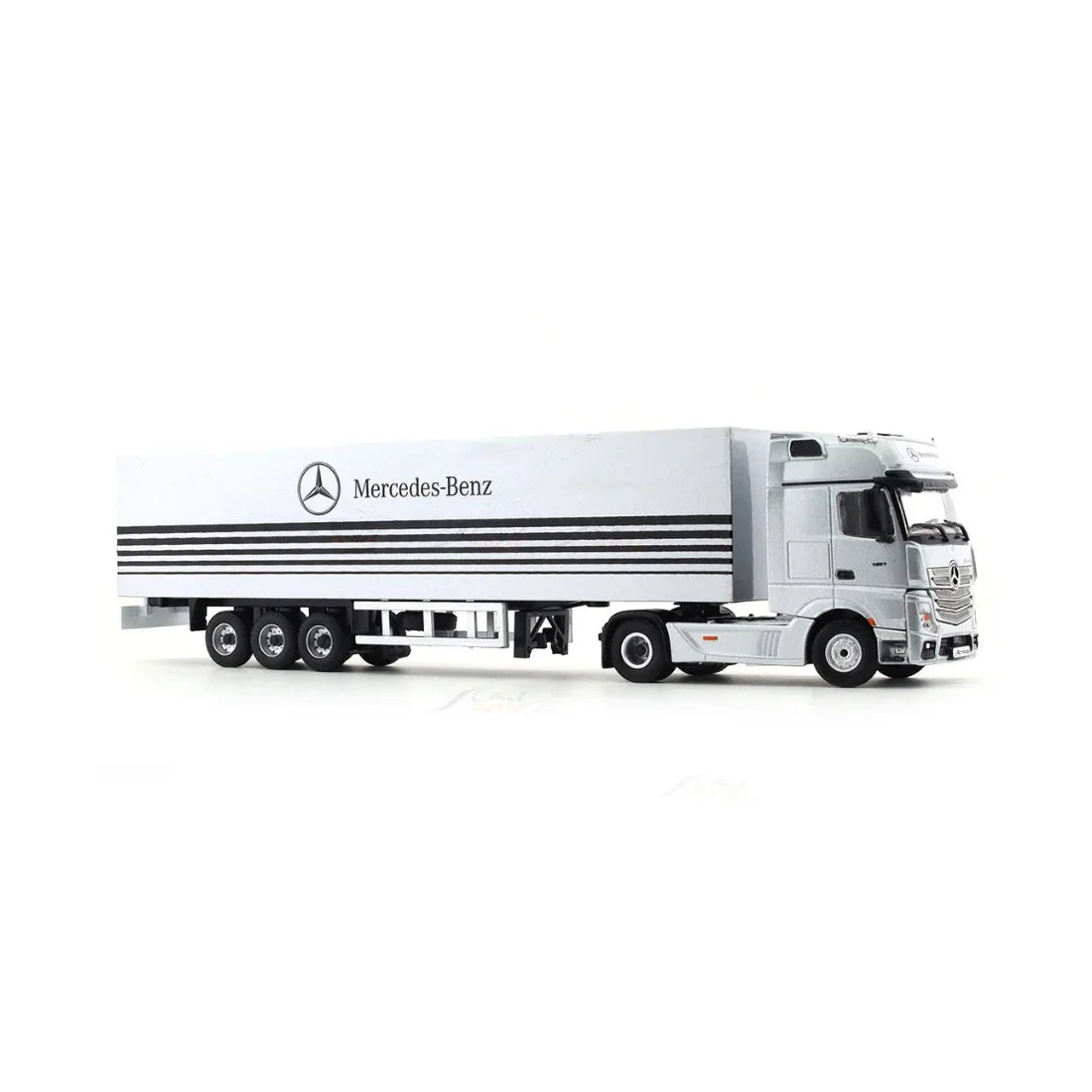 Mercedes-Benz Container Truck Classic Edition, 1:64 Scale (Silver