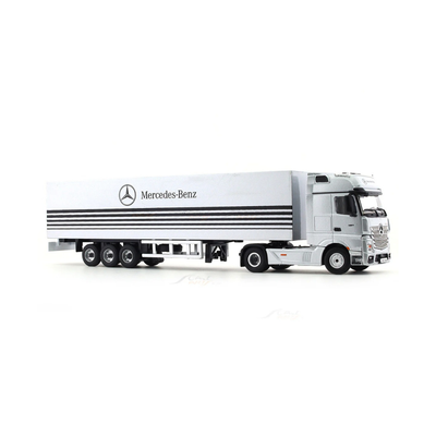 Mercedes-Benz Container Truck Classic Edition, 1:64 Scale (Silver)