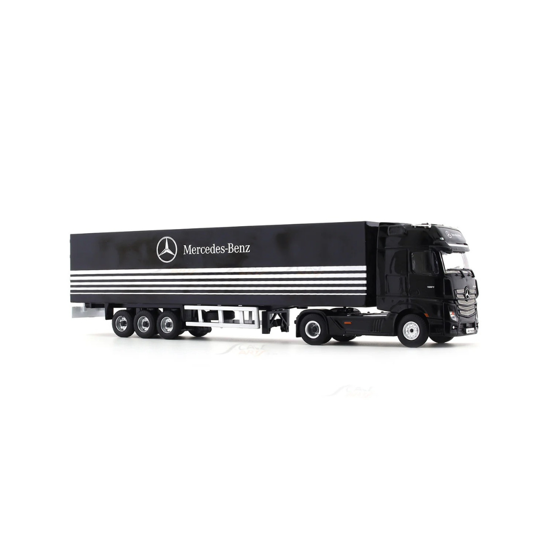 Mercedes-Benz Container Truck Classic Edition, 1:64 Scale (Black)