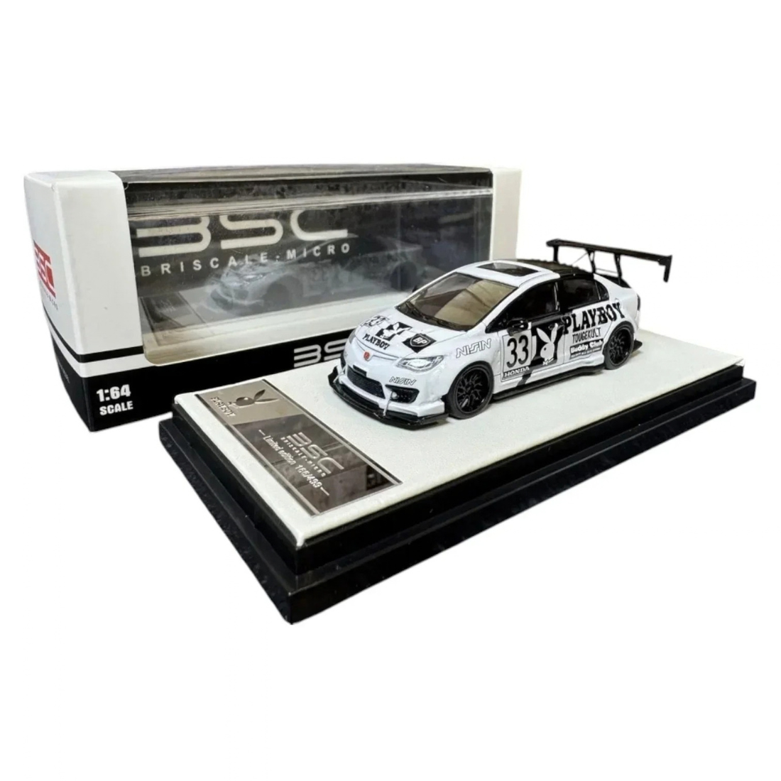 Honda Playboy #33 (Limited to 499), 1:64 Scale (White)
