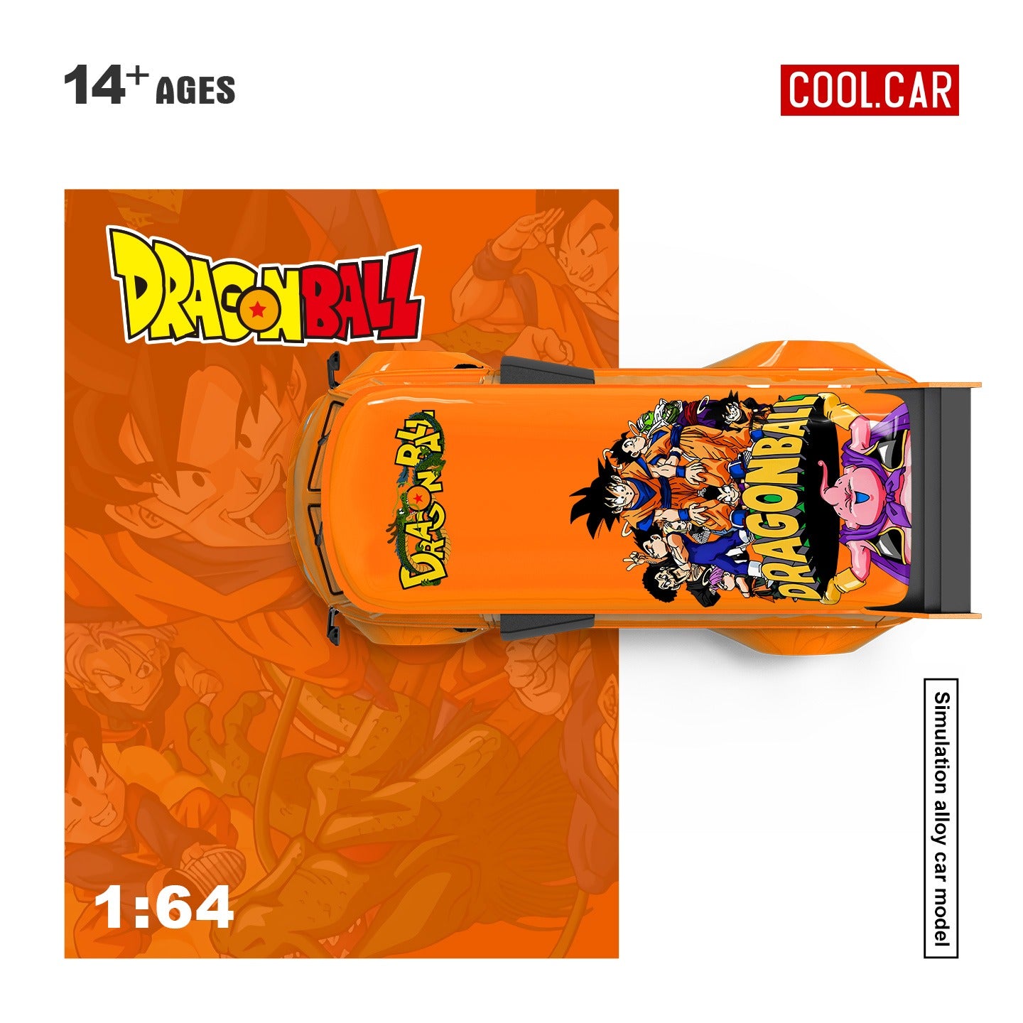 *PRE-ORDER* Volkswagen T1 Dragon Ball Painted, 1:64 Scale (Orange)