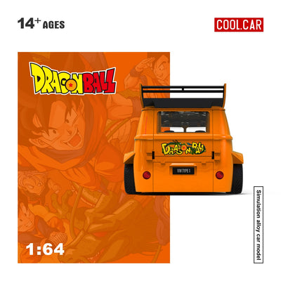 *PRE-ORDER* Volkswagen T1 Dragon Ball Painted, 1:64 Scale (Orange)