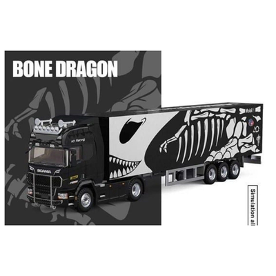 Scania Container Truck – Dinoco Livery, 1:64 Scale