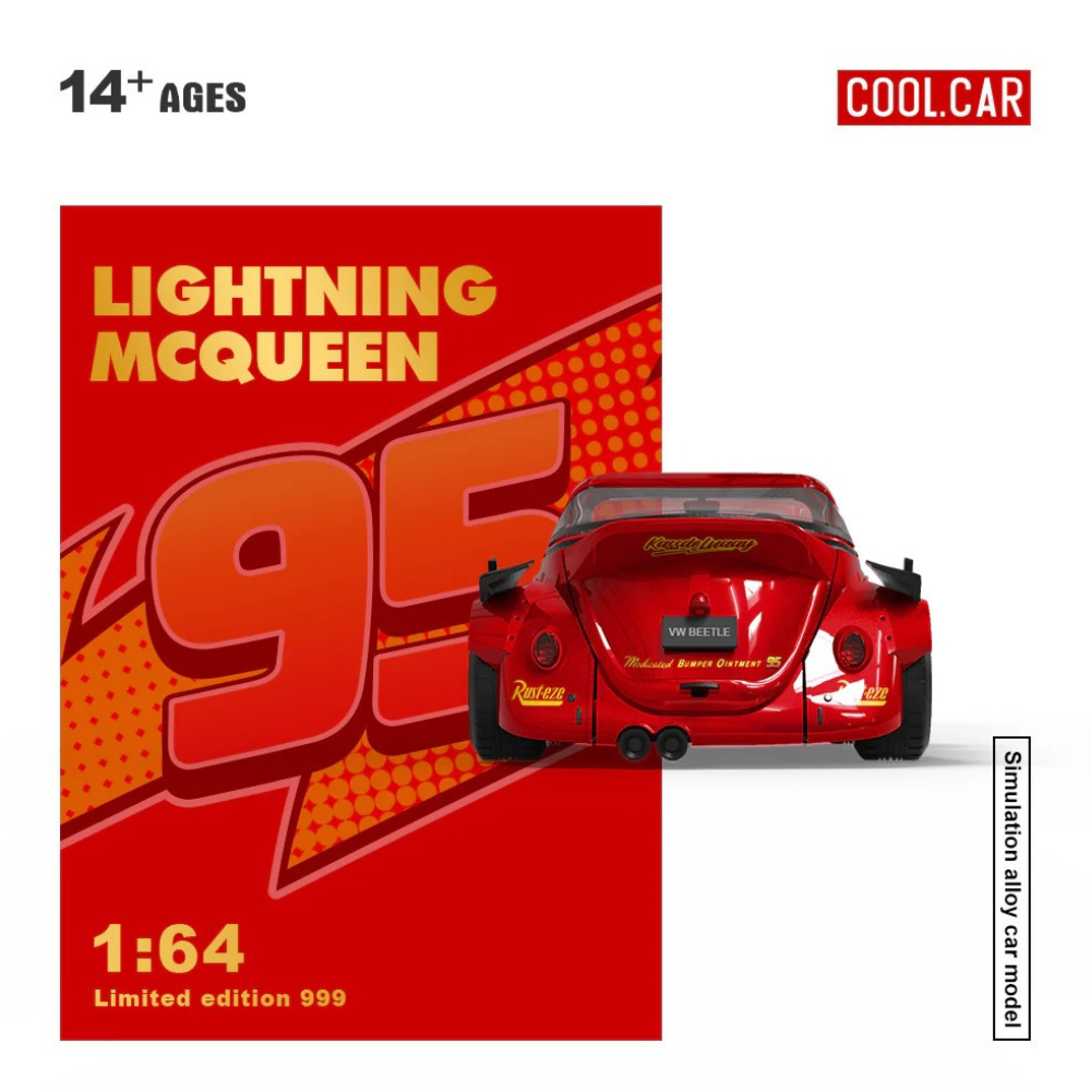 Lightning Mcqueen Livery, 1:64 scale