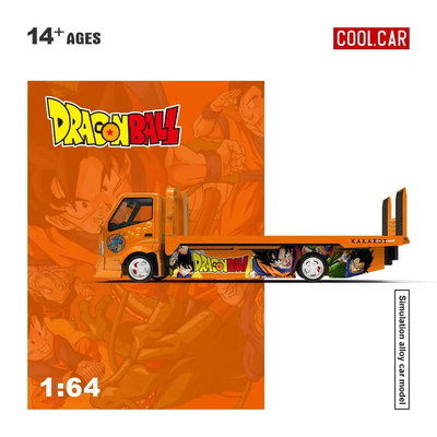 Hino H300 Transport Trailer - Dragon Ball Livery, 1:64 Scale