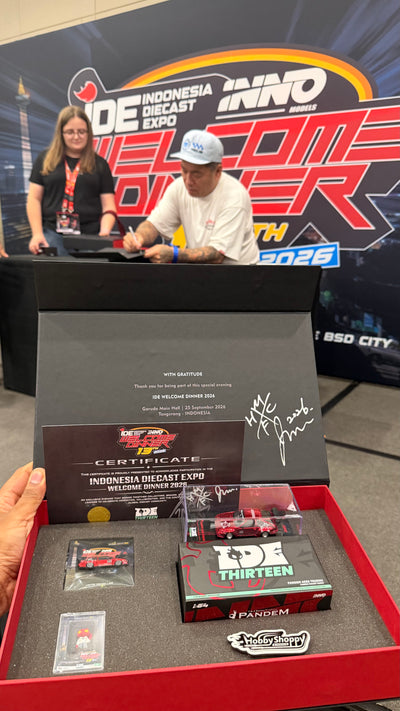 *IDE 2026* Pandem AE86 Trueno Metallic Red PandeM Livery (Welcome Dinner Car), 1:64 Scale