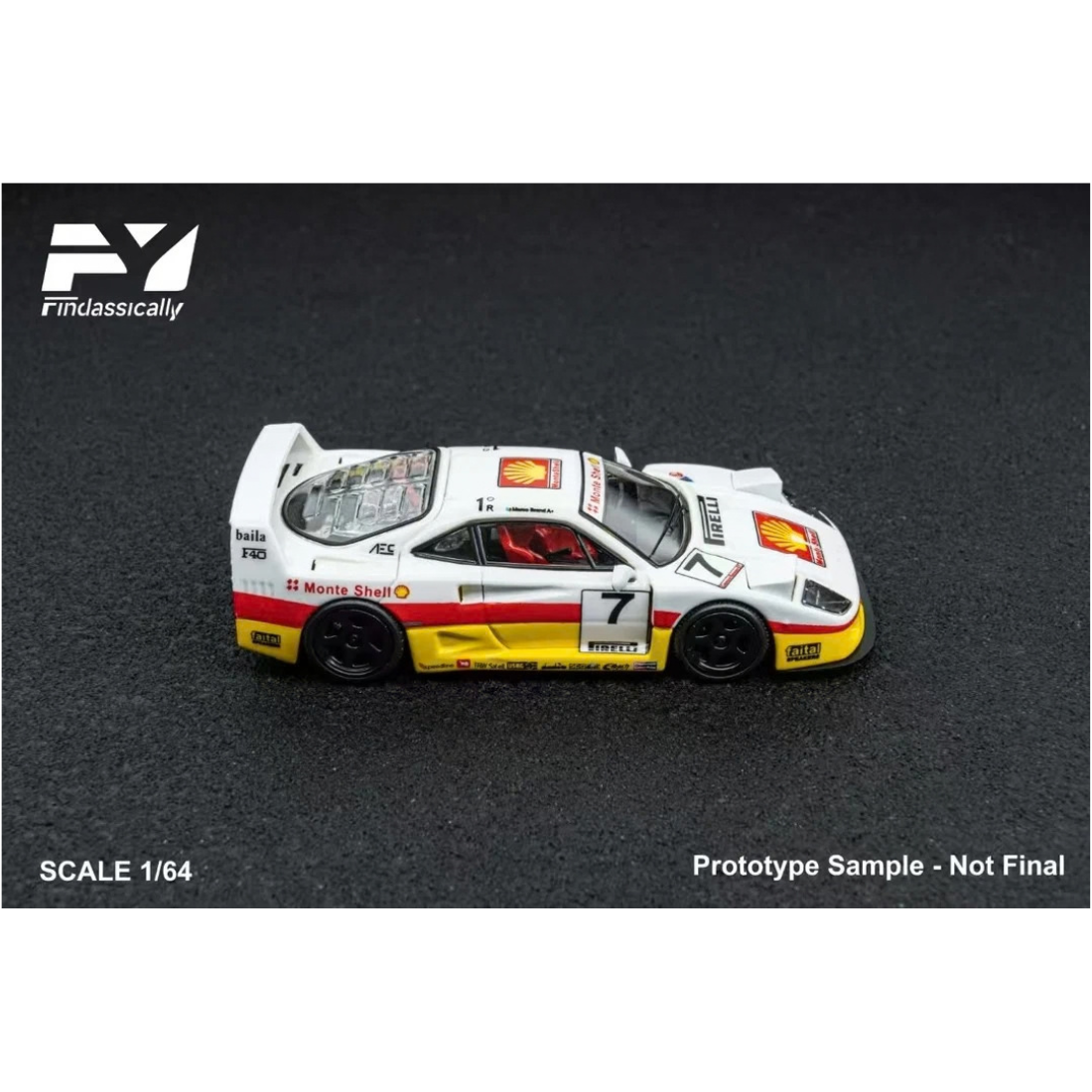 Ferrari F40, 1:64 Scale