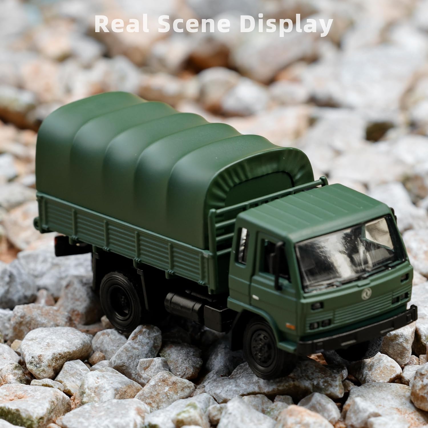 Dongfeng Cummins Truck, 1:64 Scale (Military Green)