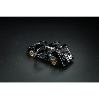 *PRE-ORDER* Ford GT40 MK2 Black #02 Livery (Open-Engin & Rear Hoods+Doors, Visible Engine), 1:64 Scale