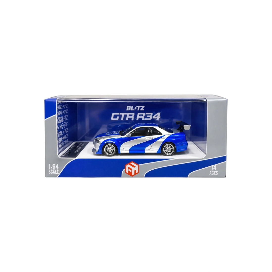 Nissan GTR R34 (Limited to 999), 1:64 Scale