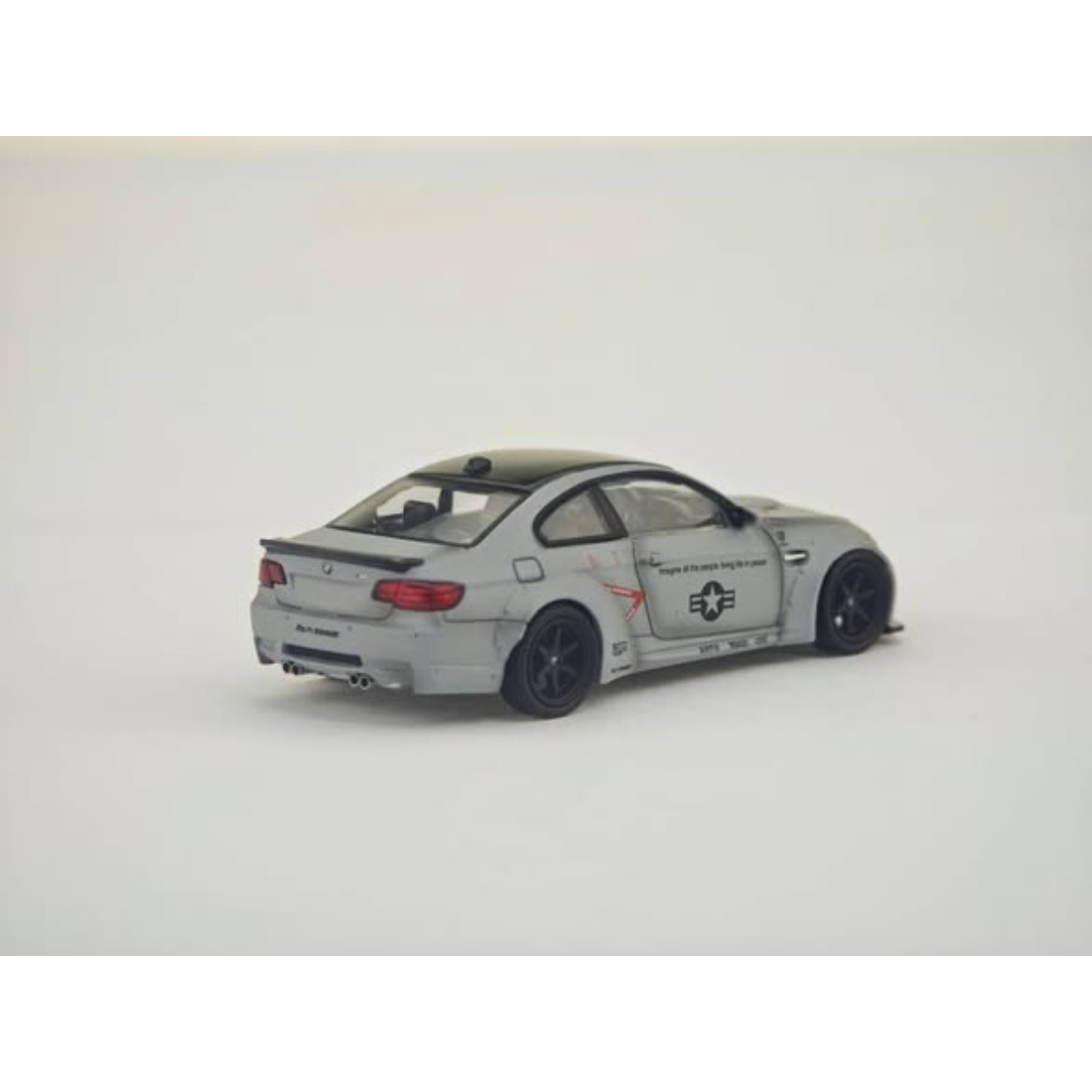*PRE-ORDER* BMW M3 E92 LB Customized Diry Grey, 1:64 Scale