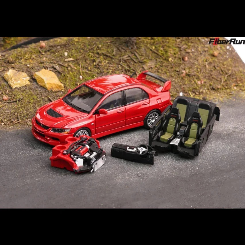 *PRE-ORDER* LANCER EVOLUTION IX EVO 9, 1:64 Scale (Red)