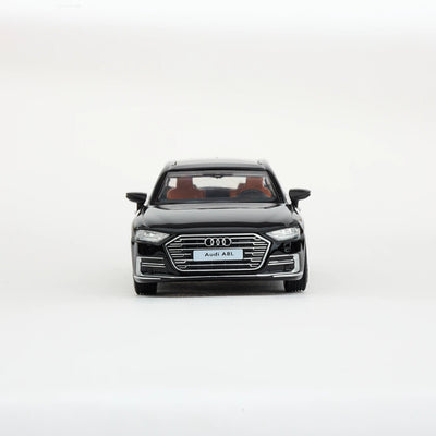 Premium scale diecast model car  – Audi A8L 2021, 1:64 Scale (Black) Collectible