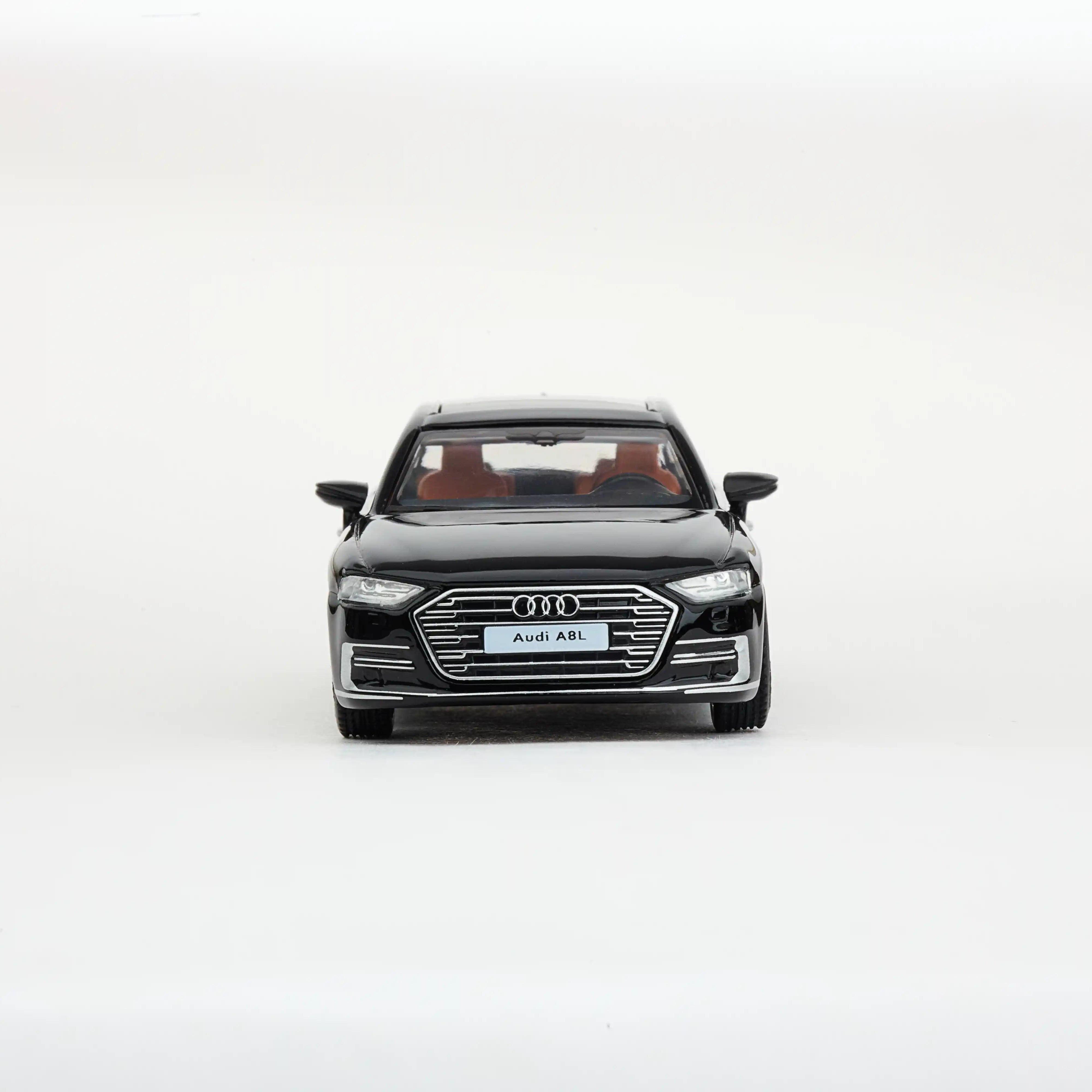 Premium scale diecast model car  – Audi A8L 2021, 1:64 Scale (Black) Collectible