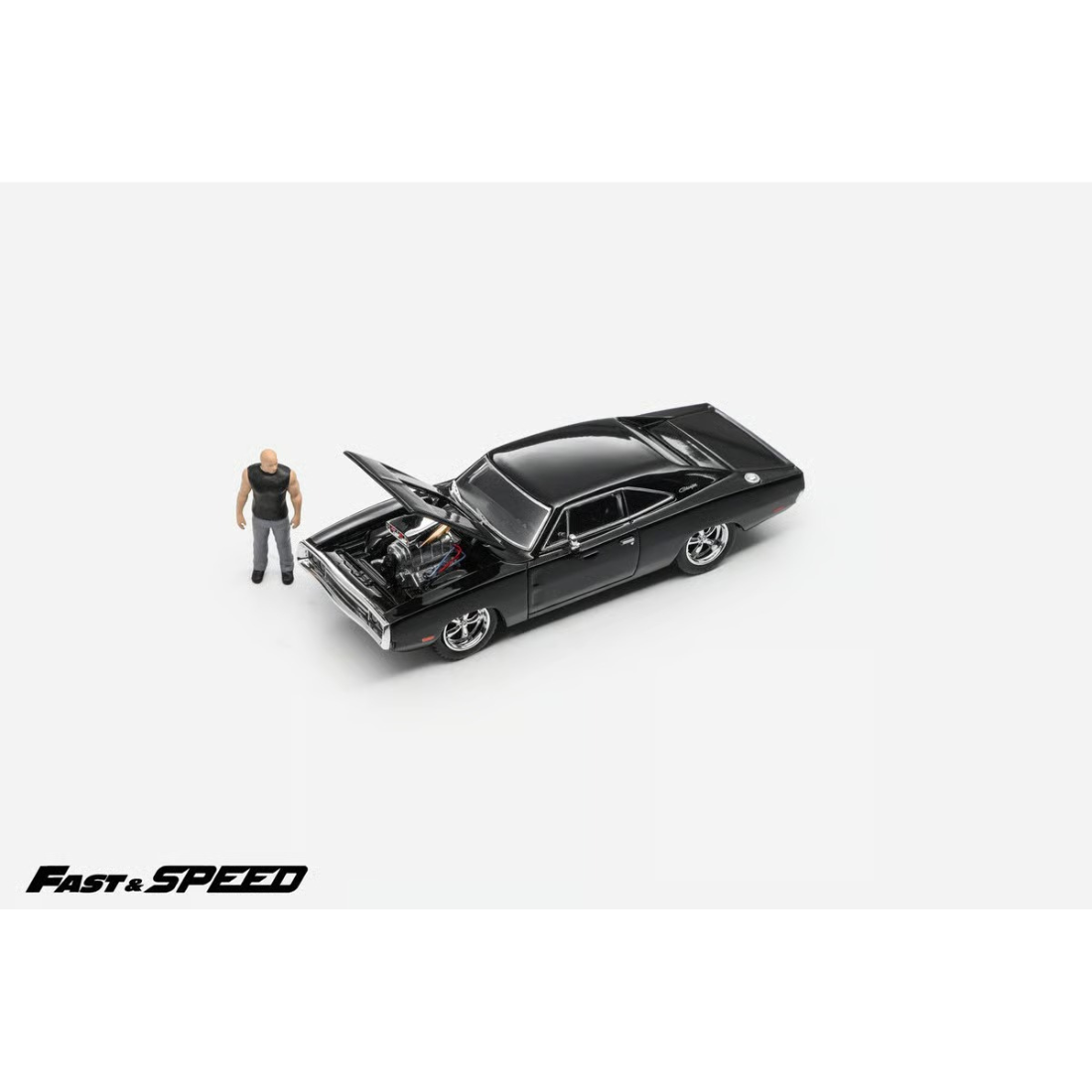 *PRE-ORDER* Dodge Charger R/T with Figure, 1:64 Scale