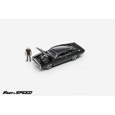 *PRE-ORDER* Dodge Charger R/T with Figure, 1:64 Scale
