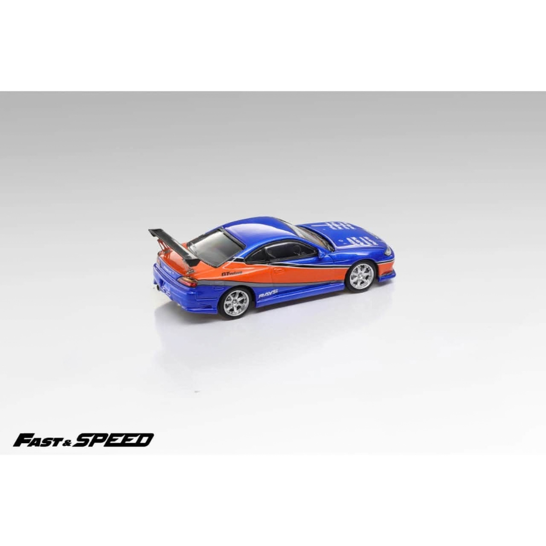 *Pre-Orders* Silvia S15 "Mona Lisa" FNF Orange-Blue Livery, 1:64 Scale