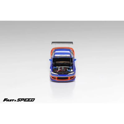 *Pre-Orders* Silvia S15 "Mona Lisa" FNF Orange-Blue Livery, 1:64 Scale