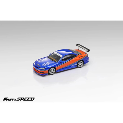 *Pre-Orders* Silvia S15 "Mona Lisa" FNF Orange-Blue Livery, 1:64 Scale