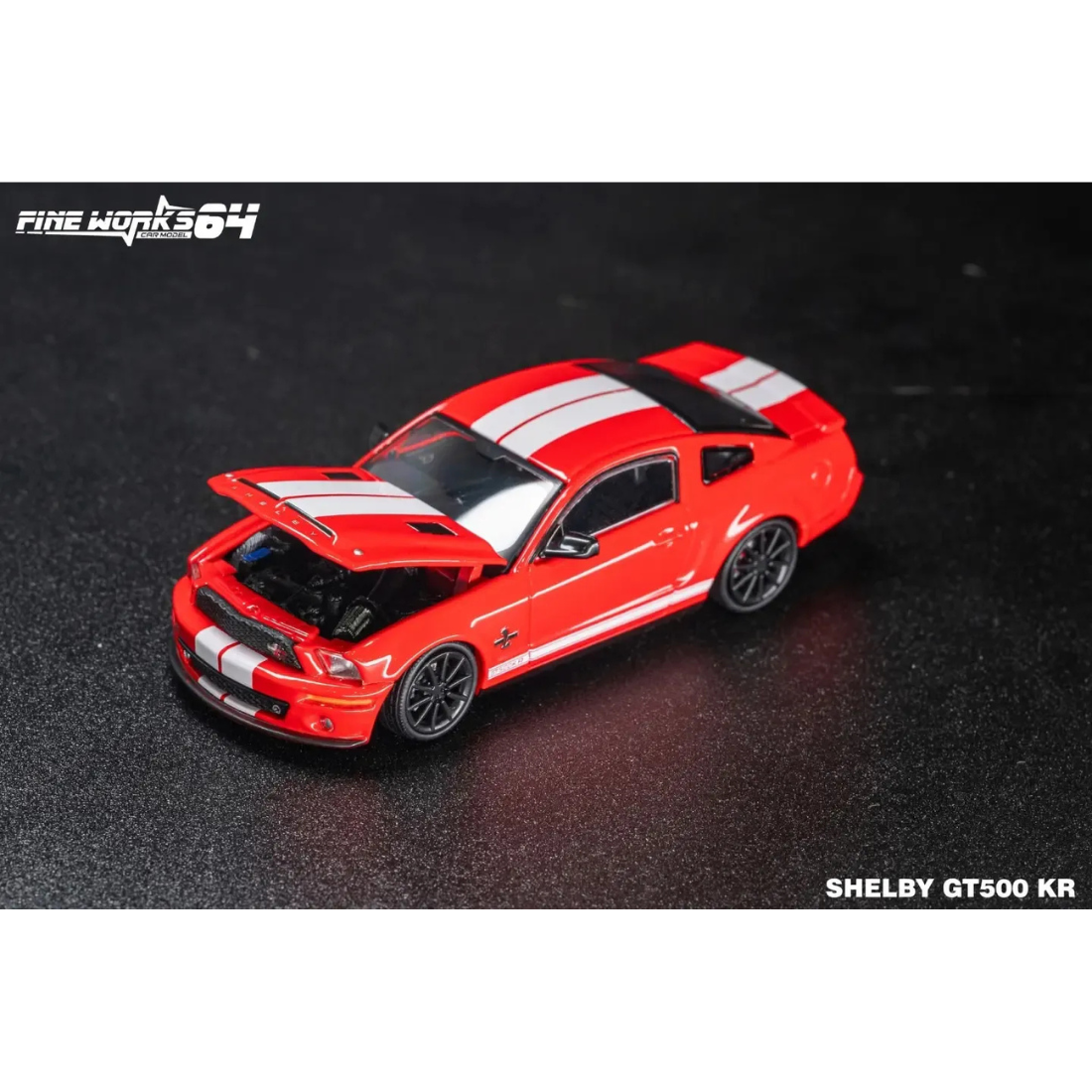 Mustang Shelby GT500, 1:64 Scale (Red)